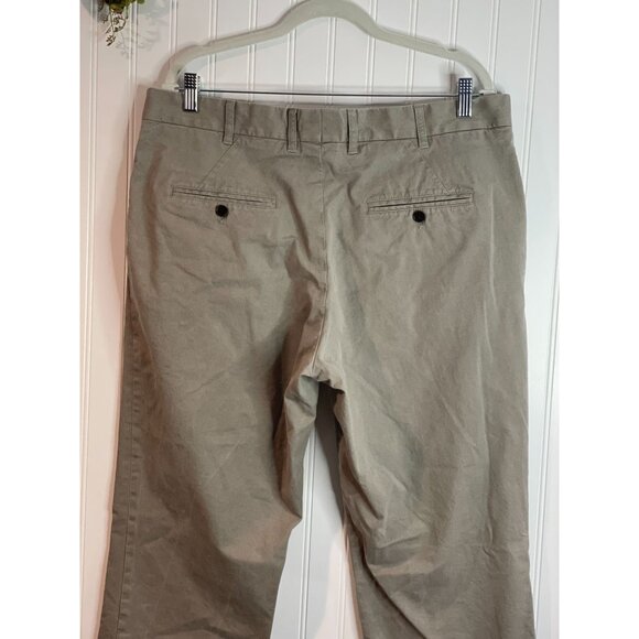 Vistula Mens Cotton & Elastane Garment Washed Khaki Pants 176/98 - Picture 4 of 15